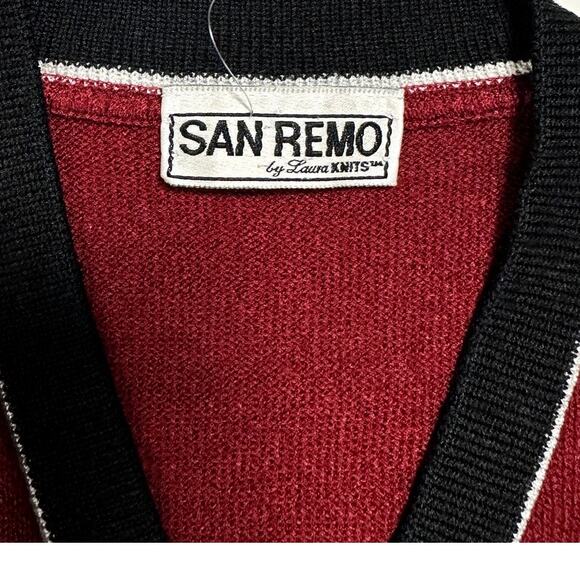 1980s Posh Cardigan San Remo by Laura Knits - Picture 5 of 5
